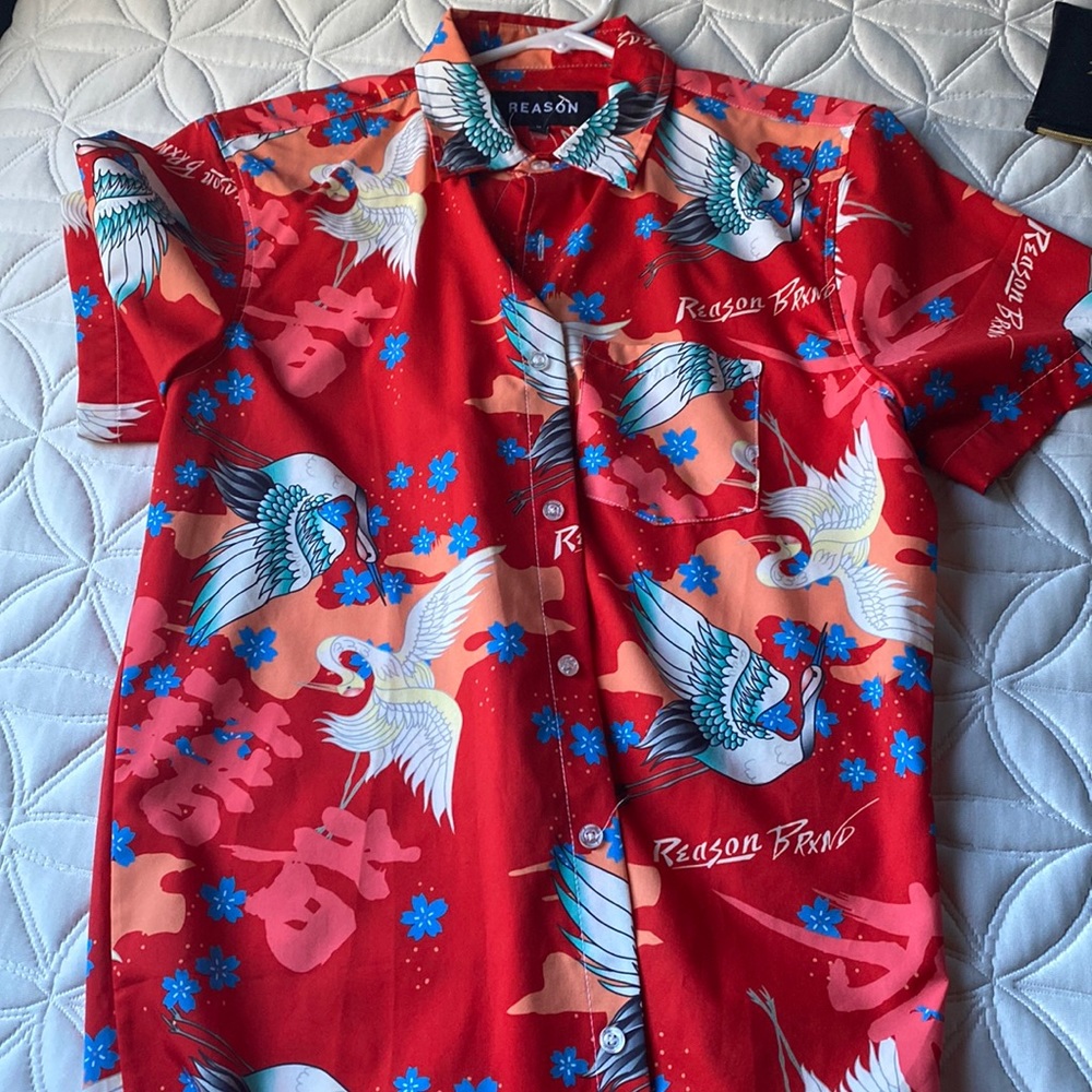 Anime style button down